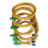 Jumper de Fibra Óptica Monomodo LC/UPC-SC/APC Duplex 4m - Fibralink